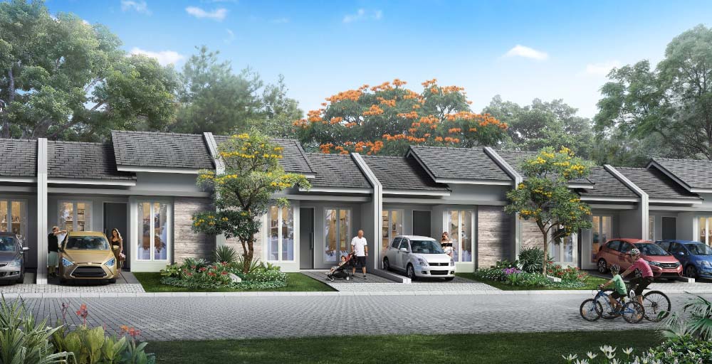 Tipe Garbera @ Cluster Fortune Garden
